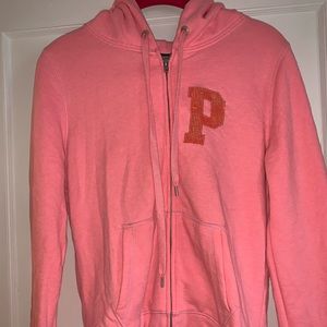 Size Small PINK hoodie with Sequins!